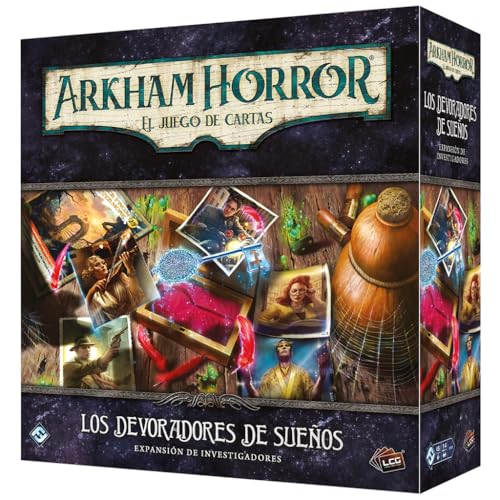 Fantasy Flight Games Arham Horror LCG: Die Traumfresser | Forscher-Erweiterung | Kartenspiel | ab 14 Jahren | 1 bis 4 Spieler | 30-120 Minuten pro Spiel | Spanisch von Fantasy Flight Games