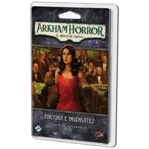 Fantasy Flight Games Arkham Horror LCG – Fortuna und Inensatez Bühnenpaket – Kartenspiel auf Spanisch von Fantasy Flight Games