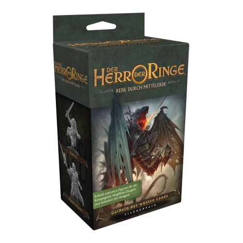 Fantasy Flight Games, Der Herr der Ringe: Reise durch Mittelerde – Geißeln der wüsten Lande, Erweiterung, Expertenspiel, Dungeon Crawler, 1-5 Spieler, Ab 14+ Jahren, 60 Minuten, Deutsch von Fantasy Flight Games