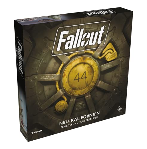 Fantasy Flight Games, Fallout – Neu-Kalifornien, Erweiterung, Expertenspiel, Strategiespiel, 1-4 Spieler, Ab 14+ Jahren, 150+ Minuten, Deutsch, 2. Erweiterung von Fantasy Flight Games