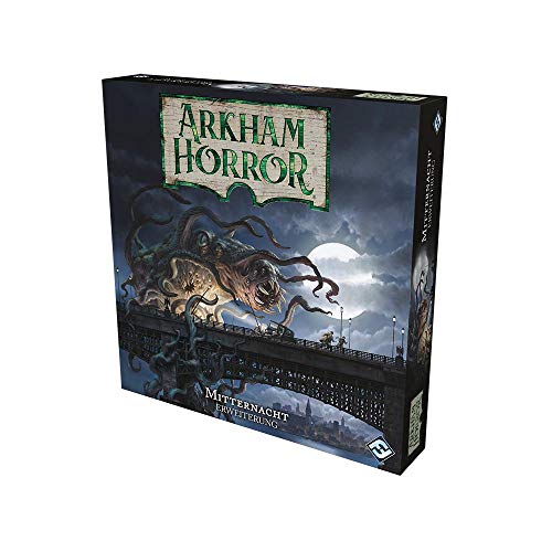 Fantasy Flight Games, Arkham Horror 3. Edition – Mitternacht, Erweiterung, Expertenspiel, Strategiespiel, 1-6 Spieler, Ab 14+ Jahren, 120+ Minuten, Deutsch, Mehrfarbig, Bunt von Fantasy Flight Games