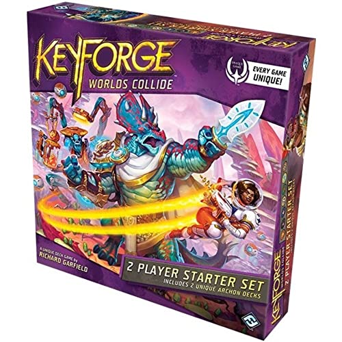 Fantasy Flight Games FFGKF07 KeyForge: Worlds Collide 2 Spieler Starter Set, gemischte Farben von Fantasy Flight Games