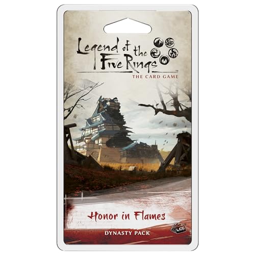 Fantasy Flight Games FFG - Legend of The Five Rings LCG: Honor in Flames Dynasty Pack - EN von Fantasy Flight Games