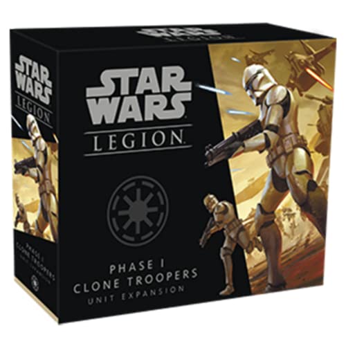 Atomic Mass Games, Star Wars Legion: Galactic Republic Expansions: Phase 1 Clone Troopers Unit, Unit Expansion, Miniatures Game, Ages 14+, 2 Players, 90 Minutes Playing Time von Atomic Mass Games