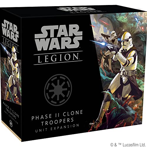 Atomic Mass Games, Star Wars Legion: Galactic Republic Expansions: Phase II Clone Troopers, Unit Expansion, Miniatures Game, Ages 14+, 2 Players, 90 Minutes Playing Time von Atomic Mass Games