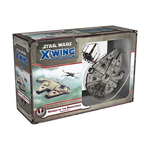 Fantasy Flight Games FFGSWX57 Erweiterungsset für das Miniaturspiel Star Wars X-Wing: Heroes of The Resistance, englische Version von Atomic Mass Games