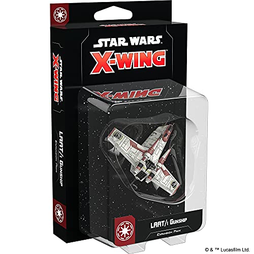 Fantasy Flight Games - Star Wars X-Wing Second Edition: Galactic Republic: LAAT/i Gunship Expansion Pack - Miniature Game von Atomic Mass Games