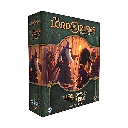 Fantasy Flight Games Fellowship of The Ring Saga Erweiterung: Herr der Ringe LCG Kartenspiel ab 13 Jahren, 1-4 Spieler, 30 Minuten Spielzeit, FFGMEC109, Schwarz von Fantasy Flight Games