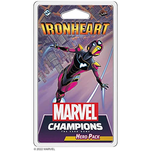 Fantasy Flight Games Ironheart: Marvel Champions Hero Pack, Kartenspiel, ab 14 Jahren, 1-4 Spieler, 45-90 Minuten Spielzeit, Verschiedene, Größenname: 2. Hero Packs, FFGMC29 von Fantasy Flight Games