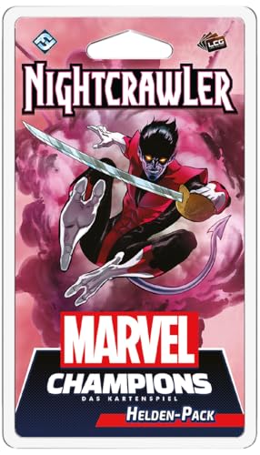 Fantasy Flight Games, Marvel Champions: LCG – Nightcrawler, Helden-Erweiterung, Expertenspiel, Kartenspiel, 1-4 Spieler, Ab 12+ Jahren, 45-90 Minuten, Deutsch von Fantasy Flight Games