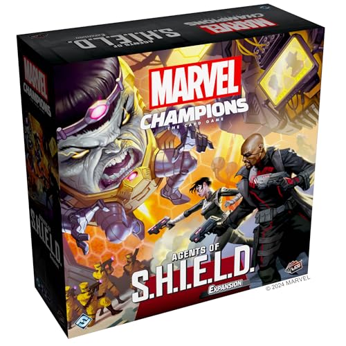 Fantasy Flight Games Marvel Champions The Card Game Agents of S.H.I.E.L.D. Kampagnen-Erweiterung – Kooperatives Strategiespiel für Kinder & Erwachsene, ab 14 Jahren, 1–4 Spieler, 45–90 Minuten von Fantasy Flight Games