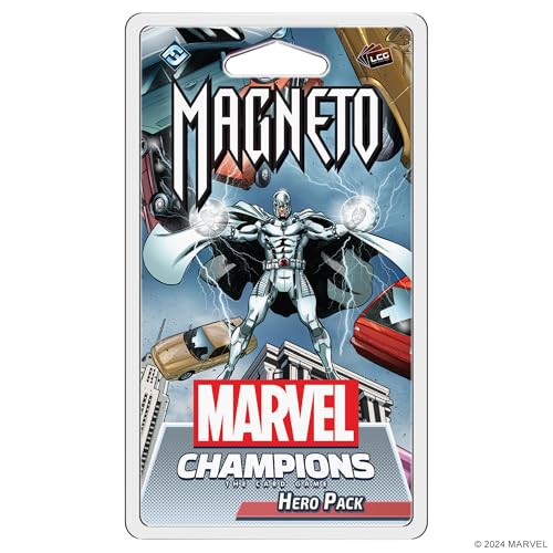 Fantasy Flight Games Marvel Champions The Card Game Magneto Hero Pack - Superhelden-Strategiespiel, Kooperatives Spiel für Kinder und Erwachsene, ab 14 Jahren, 1-4 Spieler, 45-90 Minuten Spielzeit, von Fantasy Flight Games