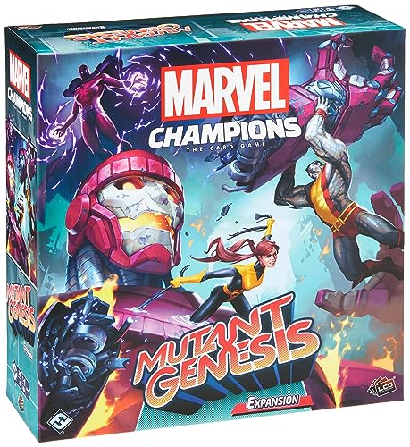 Marvel Champions The Card Game Mutant Genesis CAMPAIGN EXPANSION - Kooperatives Superhelden-Strategiespiel für Kinder und Erwachsene, ab 14 Jahren, 1–4 Spieler, 45–90 Minuten Spielzeit, hergestellt von Fantasy Flight Games