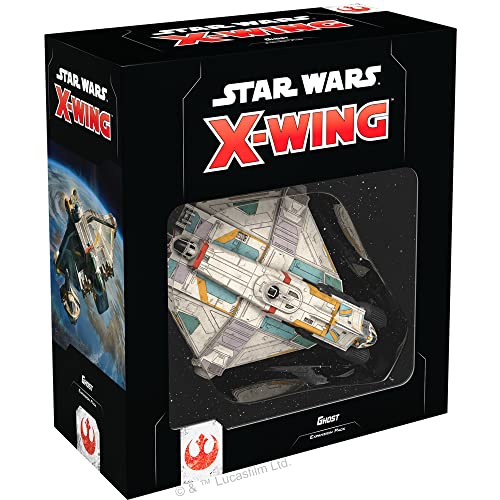 Fantasy Flight Games - Star Wars X-Wing Second Edition: Rebel Alliance: Ghost Expansion Pack - Miniature Game von Atomic Mass Games