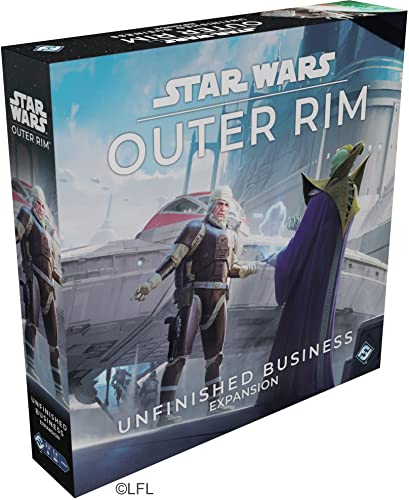 Fantasy Flight Games Star Wars Außenrand: unfertige Geschäftserweiterung | Brettspiel ab 13 Jahren 1-4 Spieler 120-180 Minuten Spieldauer, FFGSW07 von Fantasy Flight Games