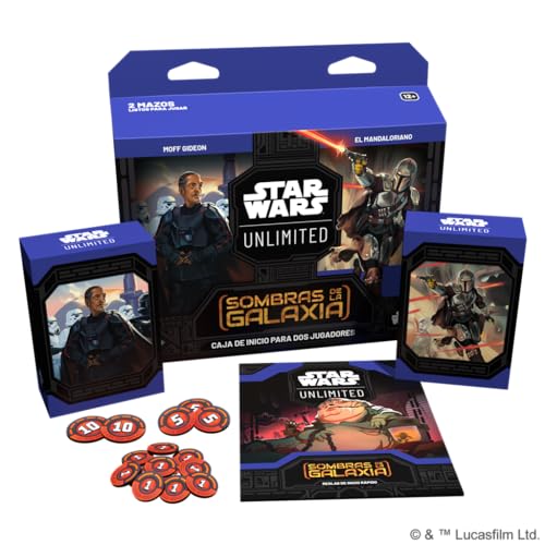 Fantasy Flight Games Star Wars Unlimited: Schatten der Galaxie Startbox | Sammelkartenspiel | ab 12 Jahren | für 2 Spieler | 30 Min. pro Spiel | Spanisch von Fantasy Flight Games