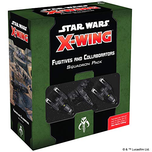 Fantasy Flight Games - Star Wars X-Wing: Fugitives and Collaborators Squadron Pack - Brettspiel von Atomic Mass Games