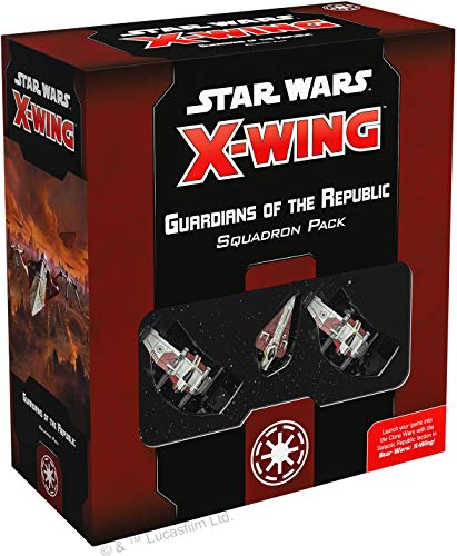 Fantasy Flight Games - Star Wars X-Wing Second Edition: Galactic Republic: Guardians of The Republic Squadron Pack - Miniature Game von Atomic Mass Games