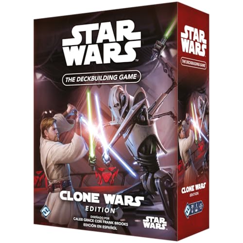 Fantasy Flight Games Star Wars: The Deckbuilding Game Clone Wars, Strategiekartenspiel, ab 12 Jahren, für 2 Spieler, 30 Minuten pro Spiel, Spanisch von Fantasy Flight Games