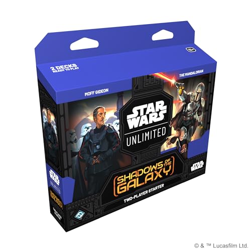 Fantasy Flight Games Star Wars: Unlimited TCG Shadows of The Galaxy Zwei-Spieler-Starter – Schnelles Trading Card Game für Kinder und Erwachsene, Alter 12+, 2+ Spieler, 20 Minuten, Englisch von Fantasy Flight Games