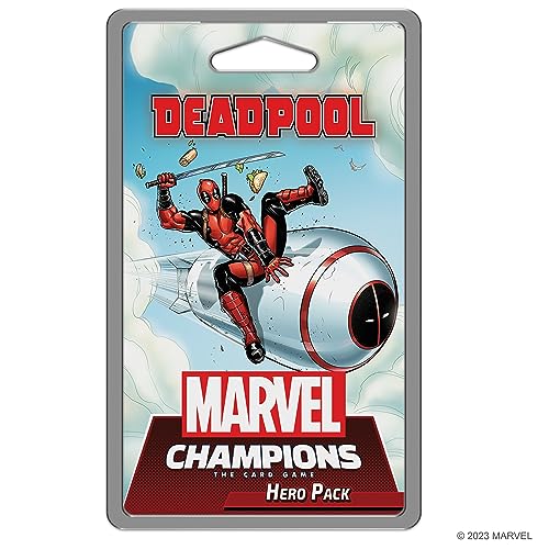 Marvel Champions - Deadpool-Kartenspiel, Superhelden-Strategiespiel, kooperatives Spiel für Kinder und Erwachsene, ab 14 Jahren, 1-4 Spieler, 45-90 Minuten Spieldauer, hergestellt von Fantasy von Fantasy Flight Games