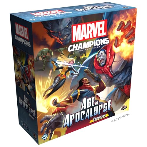 Fantasy Flight Games Marvel Champions The Card Game Age of Apocalypse Campaign Expansion - Cooperative Superhero Strategy Game for Kids and Adults, Ages 14+, 1-4 Players, 45-90 Min Playtime, Made by von Fantasy Flight Games