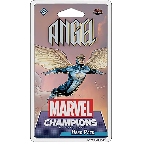 Marvel Champions The Card Game Angel Hero Pack Superhelden Strategiespiel, Kooperatives Spiel für Kinder und Erwachsene, ab 14 Jahren, 1-4 Spieler, 45-90 Minuten Spielzeit, hergestellt von Fantasy von Fantasy Flight Games