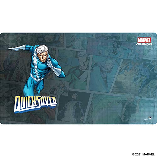 Fantasy Flight Games, Marvel Champions: Quicksilver Game Mat, Card Game, Ages 14+, 1-4 Players, 60 Minutes Playing Time, Multicolor, FFGMS23 von Fantasy Flight Games