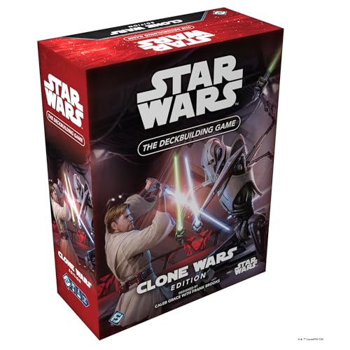 Fantasy Flight Games Star Wars: The Deckbuilding Game The Clone Wars Edition - Intensives galaktisches Kampfkartenspiel, Strategiespiel für Kinder und Erwachsene, ab 12 Jahren, 2 Spieler, 30 Minuten von Fantasy Flight Games