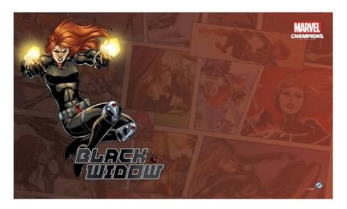 Marvel Champions: The Card Game Black Widow Game Mat von Fantasy Flight Games