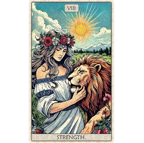 Fantasy Puzzles Tarot-Puzzle aus Holz, Stärke 250 Teile, 21 x 35 cm von Fantasy Puzzles