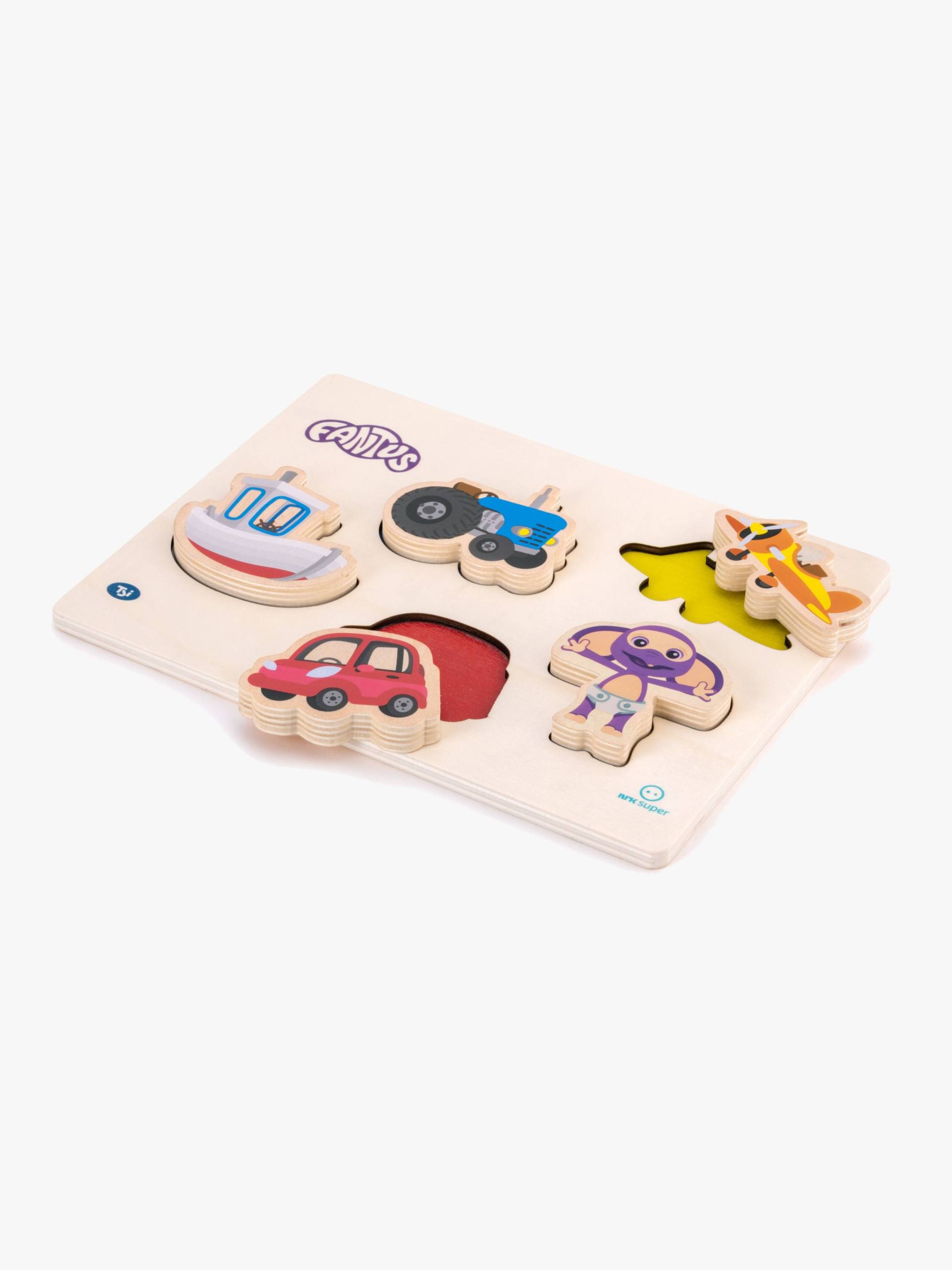 Fantorangen Fantus Holzpuzzle Fahrzeug 5 Teile Fantorangen Fantus Holzpuzzle Fahrzeug 5 Teile von Fantorangen