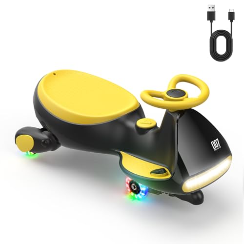 FanttikRide 12V N7 Pro Kinder Elektroauto, Elektrisches Rutschauto mit Pedal, Typ C aufladbar Batterie Kinder Auto, 2 Geschwindigkeit Kippschutz Leuchtende Räder, Bluetooth, für Kind ab 3 Jahren, Gelb FanttikRide 12V N7 Pro Kinder Elektroauto, Elektrisches Rutschauto mit Pedal, Typ C aufladbar Batterie Kinder Auto, 2 Geschwindigkeit Kippschutz Leuchtende Räder, Bluetooth, für Kind ab 3 Jahren, Gelb von FanttikRide