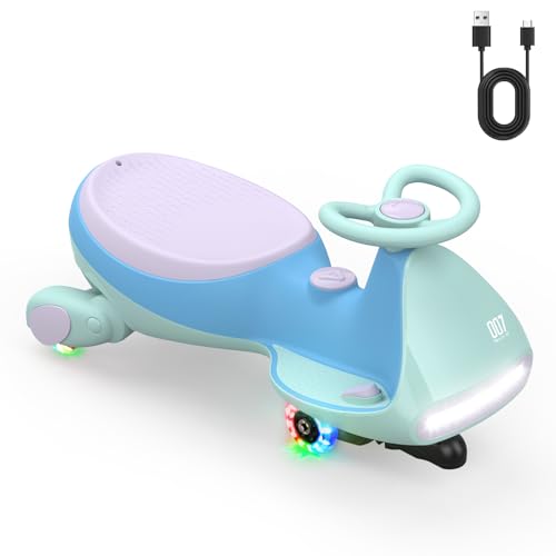 FanttikRide N7 Pro Kinder Elektroauto, Rutschauto mit Pedal, Typ C aufladbar Batterie Kinder Auto, 2 Geschwindigkeit Kippschutz Leuchtende Räder, Bluetooth, für Kind ab 3 Jahren, Gletscherblau FanttikRide N7 Pro Kinder Elektroauto, Rutschauto mit Pedal, Typ C aufladbar Batterie Kinder Auto, 2 Geschwindigkeit Kippschutz Leuchtende Räder, Bluetooth, für Kind ab 3 Jahren, Gletscherblau von FanttikRide