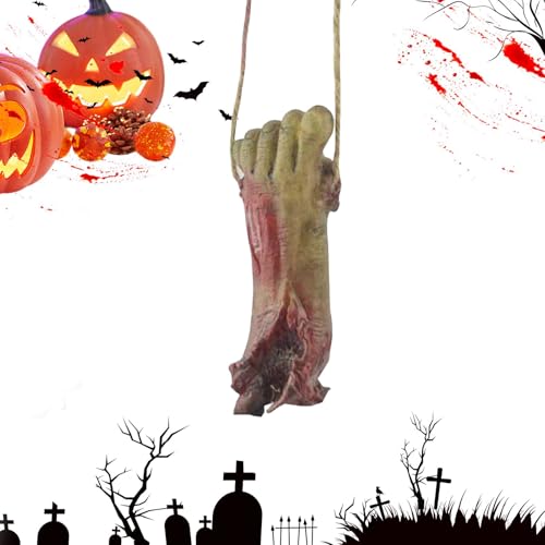 Fanysdsi Blutige Halloween-Körperteile,Halloween-Körperteile-Requisiten - Zerbrochene gefälschte Körperteile Dekoration | Gebrochene Fake-Körperteile-Dekoration, Halloween-Blut-Hand-Wanddekoration, von Fanysdsi