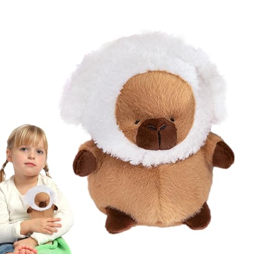 Fanysdsi Capybara-Plüschtier,Plüsch-Capybara-Stoffspielzeug | Plüschtier-Stofftiere | Tragbares weiches Plüschtier, Kuscheltier für Kinderzimmer, Ornament von Fanysdsi