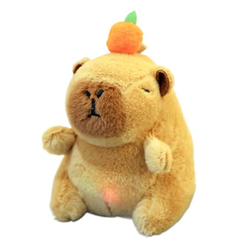 Fanysdsi Capybara Stofftier, Puppenornament - Schlüsselanhänger mit Plüschtier-Puppenanhänger,Dekoratives Capybara-Plüschtier, süßes Capybara-Kuscheltier-Puppenspielzeug für Mädchen und von Fanysdsi