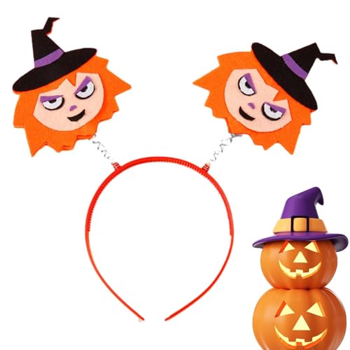 Fanysdsi Damen-Halloween-Stirnbänder,Stirnband Halloween,Haarreifen Haarschmuck Cosplay Kopfbedeckung - Halloween-Cosplay-Haarreifen, stilvoll, selbstklebend, für Erwachsene und Kinder, Mottoparty von Fanysdsi