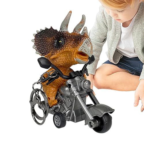 Fanysdsi Dinosaurierspielzeug für Kinder,Dinosaurier-Motorradspielzeug,Kreatives Motorrad-Form-Auto-Spielzeug, Dinosaurier-Spielzeug - Lustiger Dinosaurier-Spielzeug-Auto-Schlüsselanhänger für den von Fanysdsi