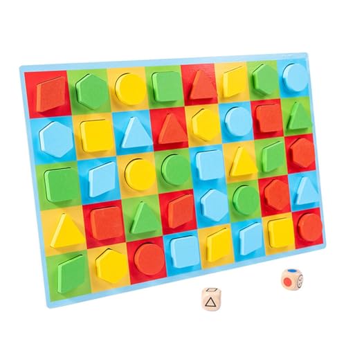 Fanysdsi Formsortierspielzeug, Farbsortierspielzeug für Kleinkinder - Montessori-Stapelspielzeug aus Holz | Formsortierer Vorschul-Lernspielzeug, Farbstapel-Lernspaß für Jungen und Mädchen im von Fanysdsi