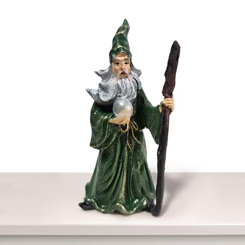 Fanysdsi Halloween Deko Figur | Hexen-Zauberer-Statuen-Verzierung | Halloween Spukhaus Requisiten Partydeko, Halloween Hexe Deko, 1St von Fanysdsi