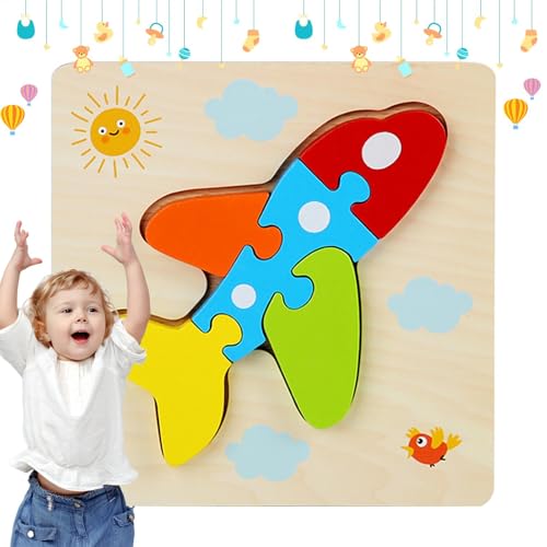 Fanysdsi Holztierpuzzle für Kleinkinder,Holztierpuzzle,Kreative Spielzeugpuzzles für Kinder - Kinderpädagogisches Holzpuzzlespielzeug, Früherziehungstierspielzeugpuzzle für Kinder von 4 bis 6 Jahren von Fanysdsi