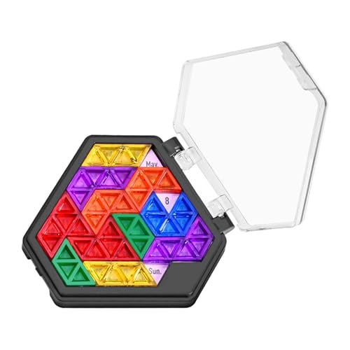 Fanysdsi Kinder blockiert Puzzle-Spielzeug, Sechseck-Puzzle für Kinder,Wabenförmige Musterblöcke, sechseckiges Puzzle | Lernspielzeug für Kinder, geometrisches Tangram-Puzzle für Ausflüge und Reisen von Fanysdsi