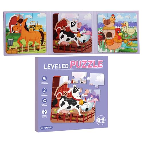 Fanysdsi Magnetisches Puzzle, Reisepuzzle, Pädagogische Lernpuzzles Spielzeug, Puzzle-Spielzeug, Flugzeug-Auto-Roadtrip-Aktivitäten, Vorschul-Lernaktivitäten für und Mädchen von Fanysdsi