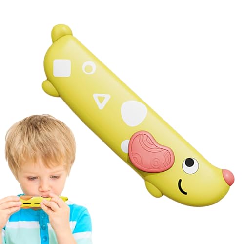 Fanysdsi Mundharmonika-Lernspielzeug, Cartoon-Spaß-Mundharmonika,Pädagogische 16-Loch-Mundharmonika für Kinder - Pädagogisches Cartoon-Musikinstrument, Mundharmonika-Spielzeug für Kinder, Kinder, von Fanysdsi