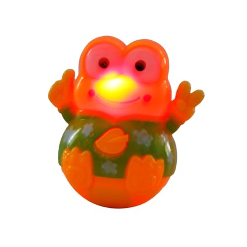 Fanysdsi Musikalisches Wackelspielzeug, Musikalisches Froschspielzeug | Kinder-Wobbler-Spielzeug - Lustiges interaktives Wackelspielzeug für Mädchen, süßer Frosch, Balancierspielzeug, Reisespielzeug von Fanysdsi