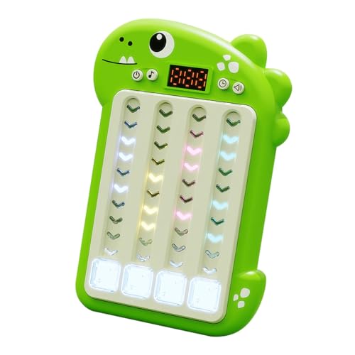 Fanysdsi Rhythm Handheld-Konsolenspiel, Schnellreaktionsspiel,Dinosaurier-Design-Cartoon-elektronische Musik-Rhythmus-Spielmaschine - Puzzle-Spielmaschine, Zappelspielzeug für Kinder, lindert von Fanysdsi