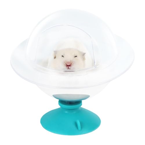 Fanysdsi Sandbadebox für Hamster,Hamster Sandbadebox,Duschraum Hamster Chinchilla Sandbad Katzentoilette - Grabsandbehälter, transparenter Lebensraum für Kleintiere für Rennmäuse, Syrischer Hamster von Fanysdsi