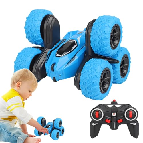 Fanysdsi Stunt Twist Rc Auto, ferngesteuertes Stunt-Auto | 2,4 GHz Autospielzeug für Kinder - 360 Grad drehbares Autospielzeug, Strand-Pool-Spielzeug mit LED-Scheinwerfer für und Mädchen von Fanysdsi