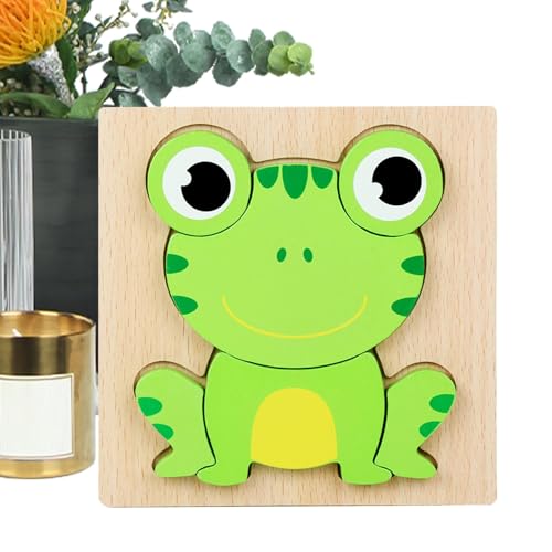 Fanysdsi Tierpuzzle aus Holz für Kinder,Tierpuzzle aus Holz für Kleinkinder | Kreative Spielzeugpuzzles für Kinder | Kinderpädagogisches Holzpuzzlespielzeug, Früherziehungstierspielzeugpuzzle für von Fanysdsi